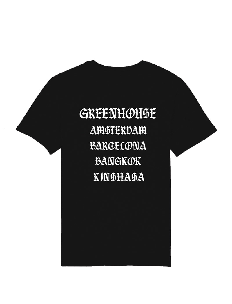 Green House World Cities T-Shirt Black