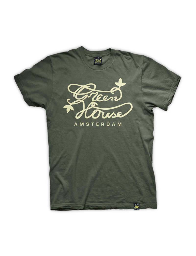 GREEN HOUSE AMSTERDAM > Men > Green House T-shirt Embossed Grey