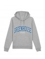 Green House University Hoodie Grey Coffeeshop